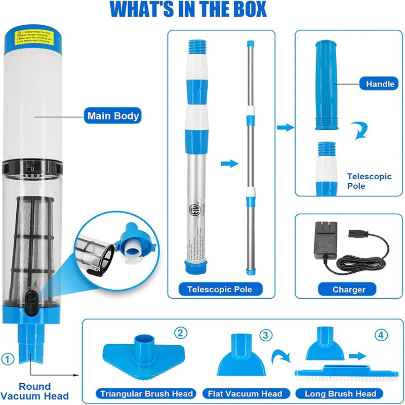 AquaVacim Pool Vacuum Cleaner