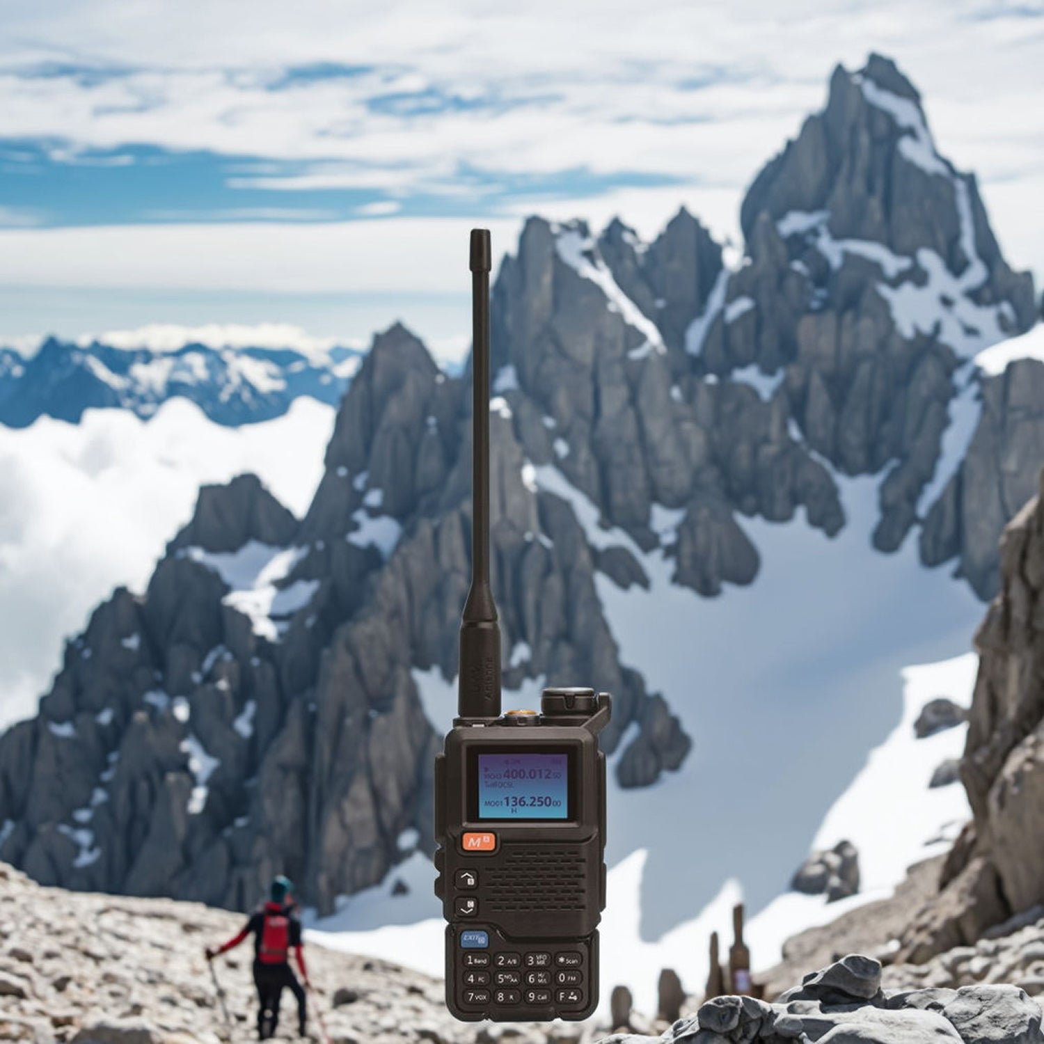 GriRadion 5W Long Range Radio with UHF/VHF & Aviation Bands