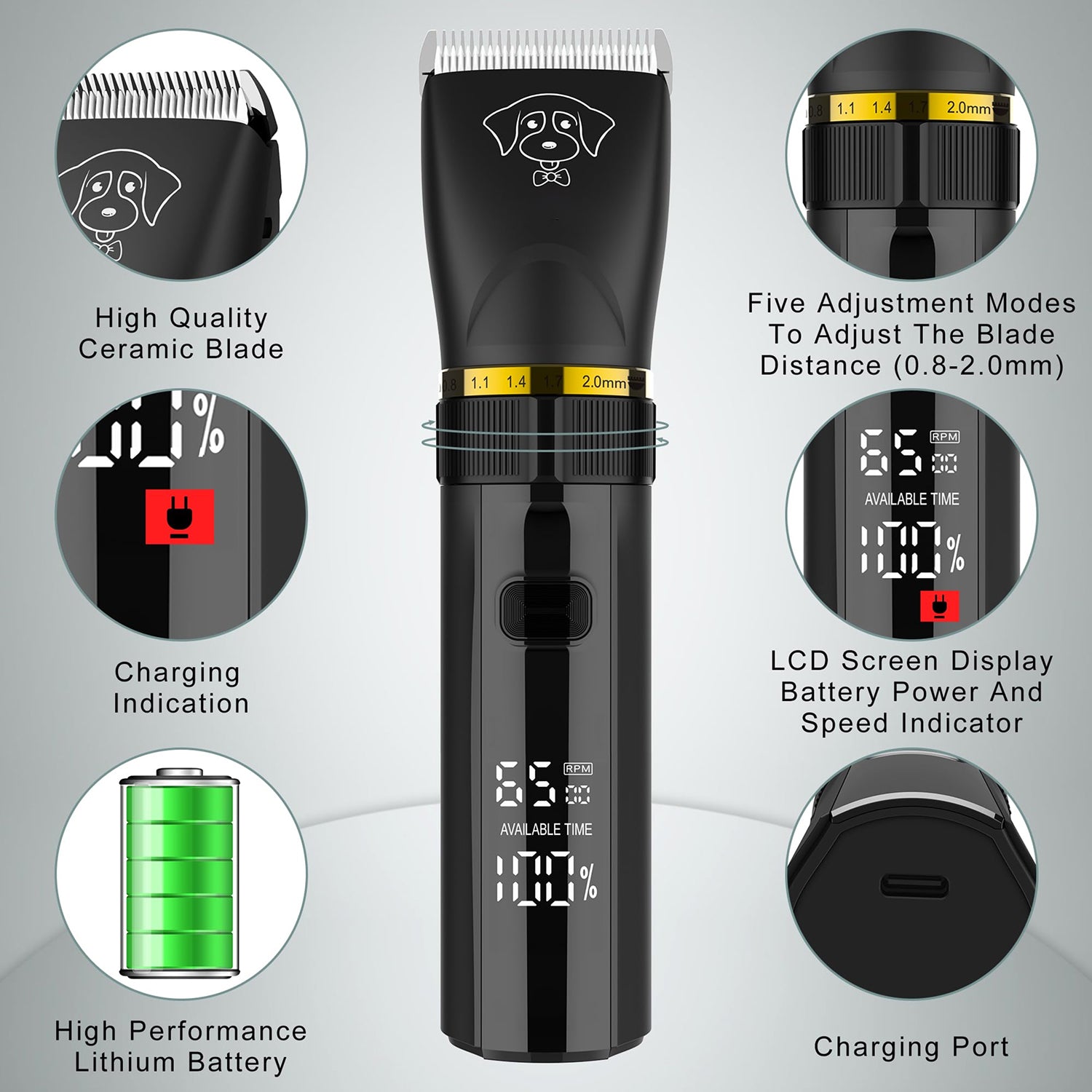 Eanmoda v2 Dog Clipper