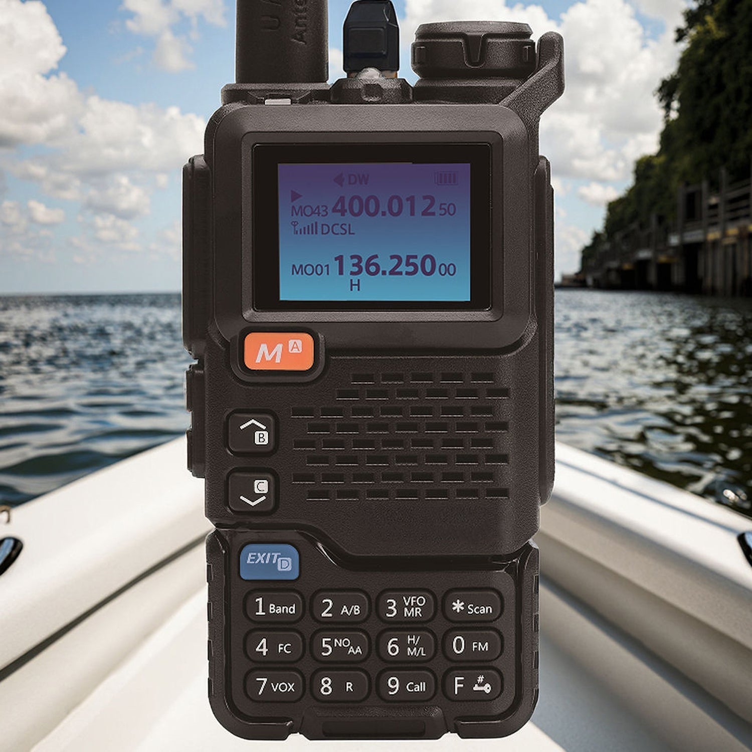 GriRadion 5W Long Range Radio with UHF/VHF & Aviation Bands