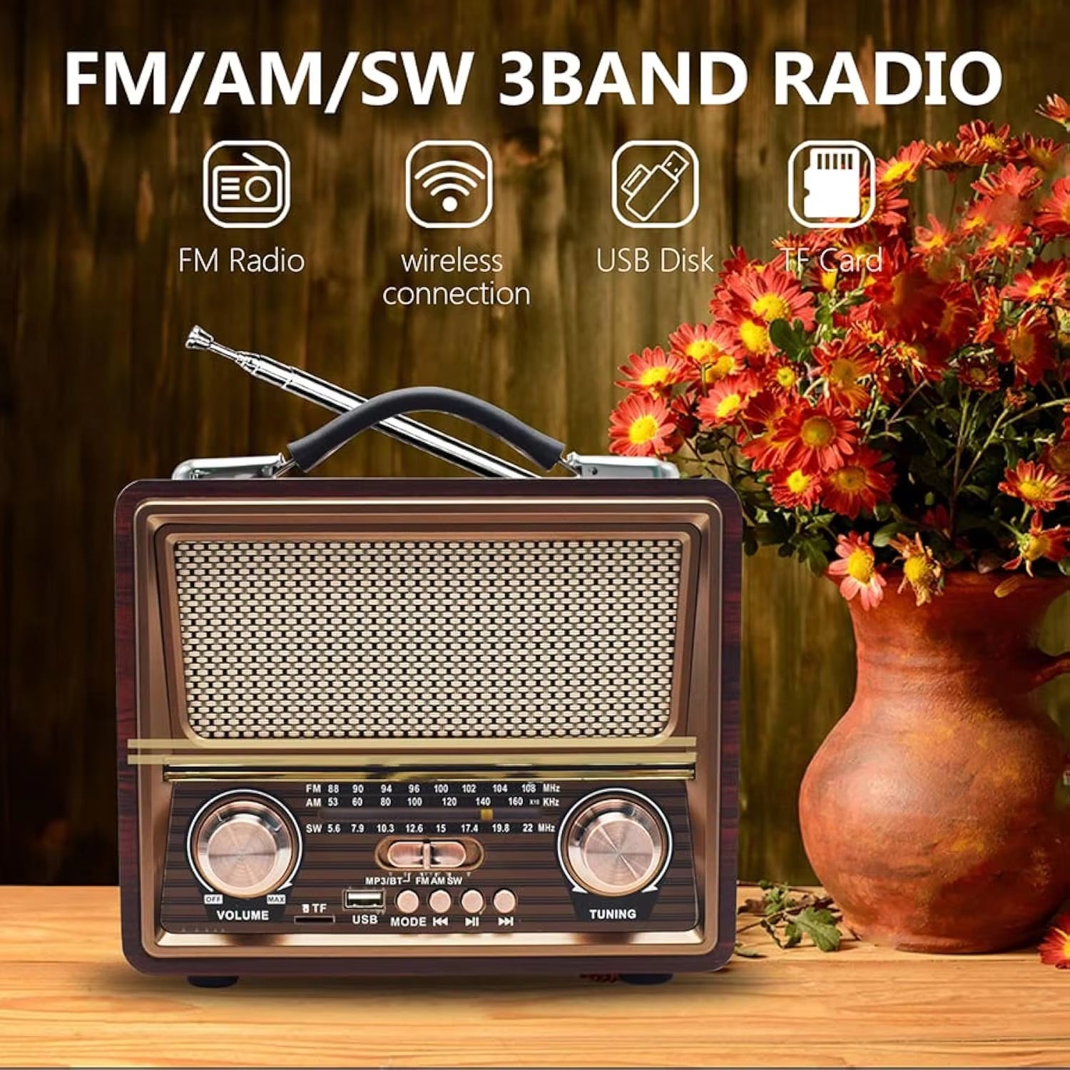 NosHertz Retro Radio