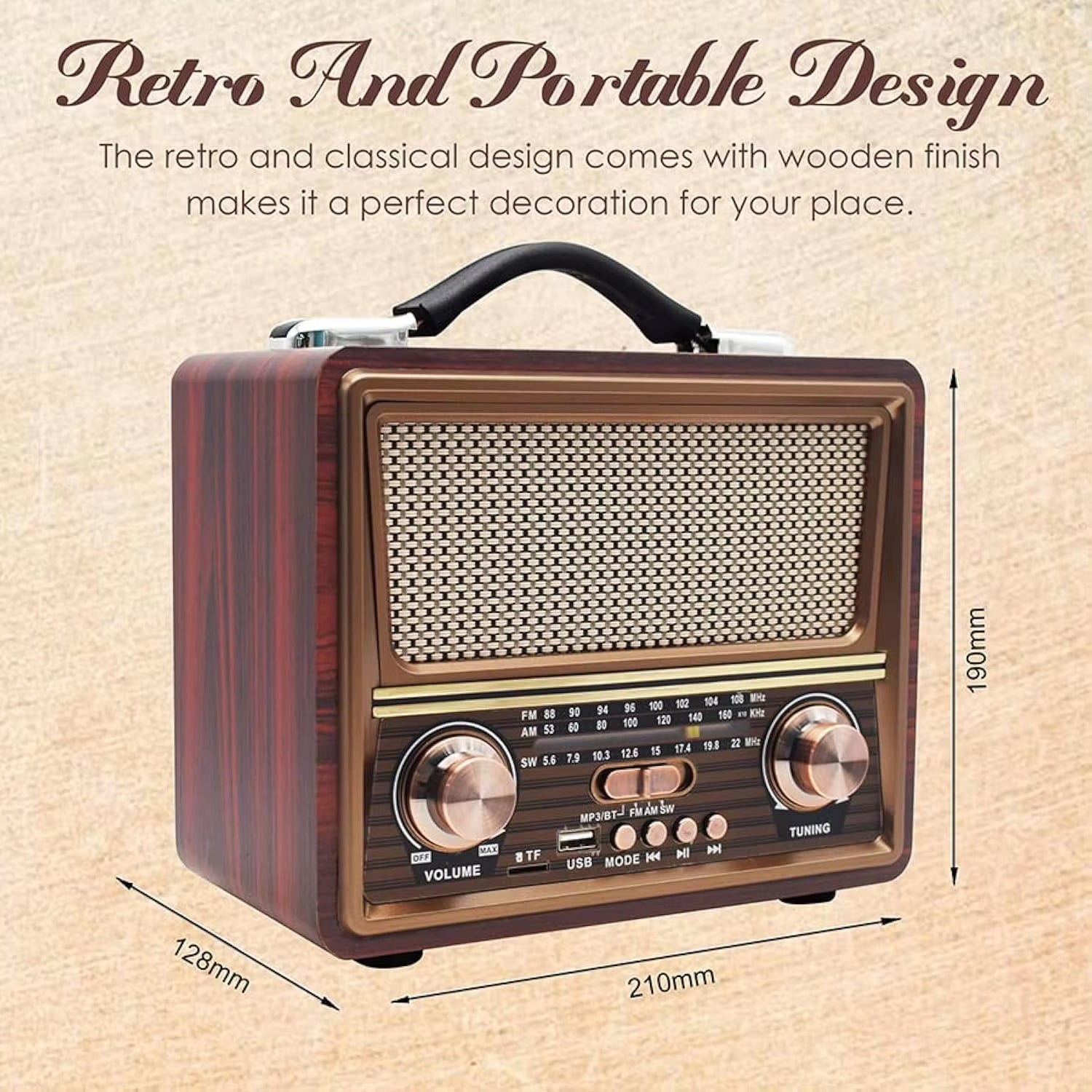 NosHertz Retro Radio